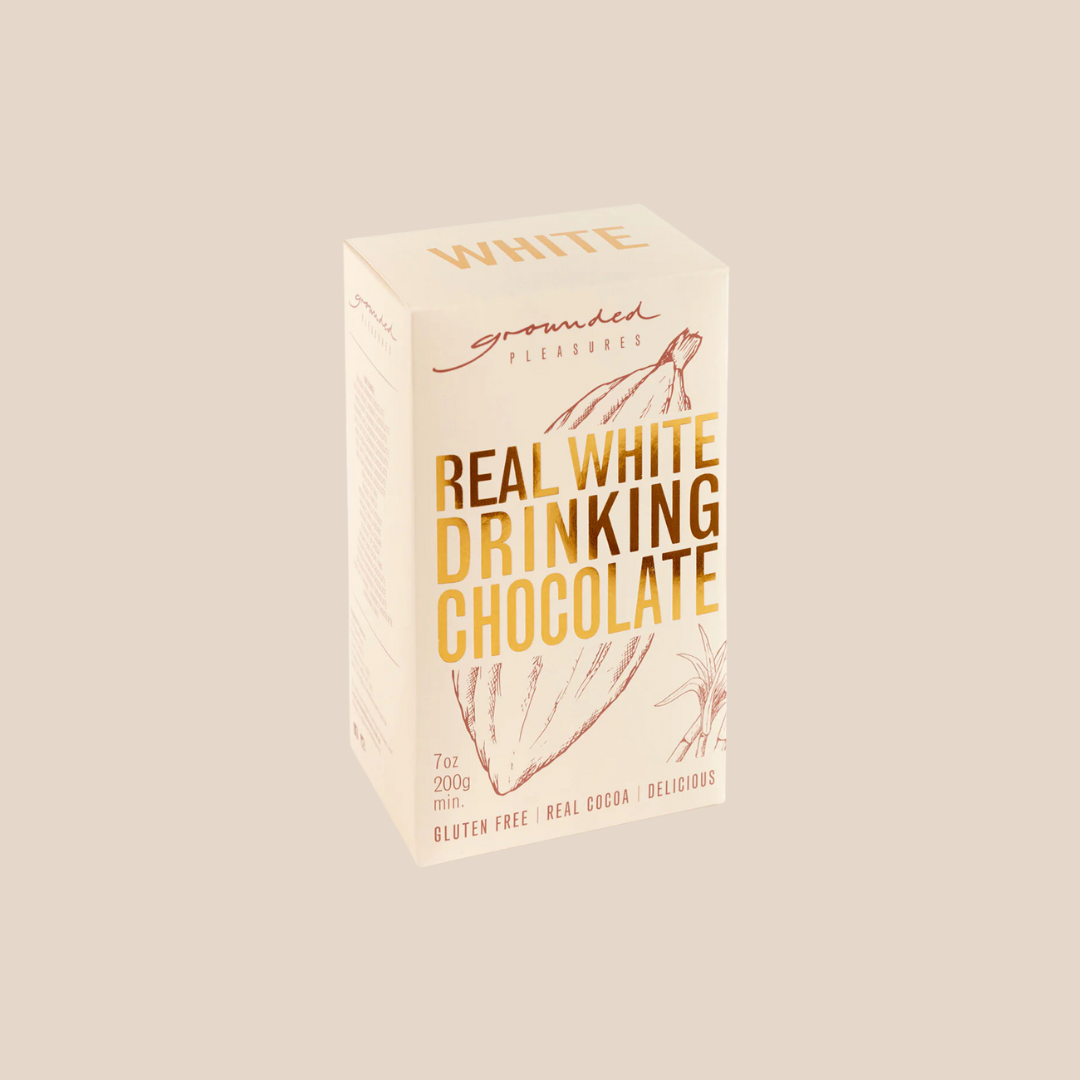 Grounded Pleasures Real White Drinking Chocolate - 200g