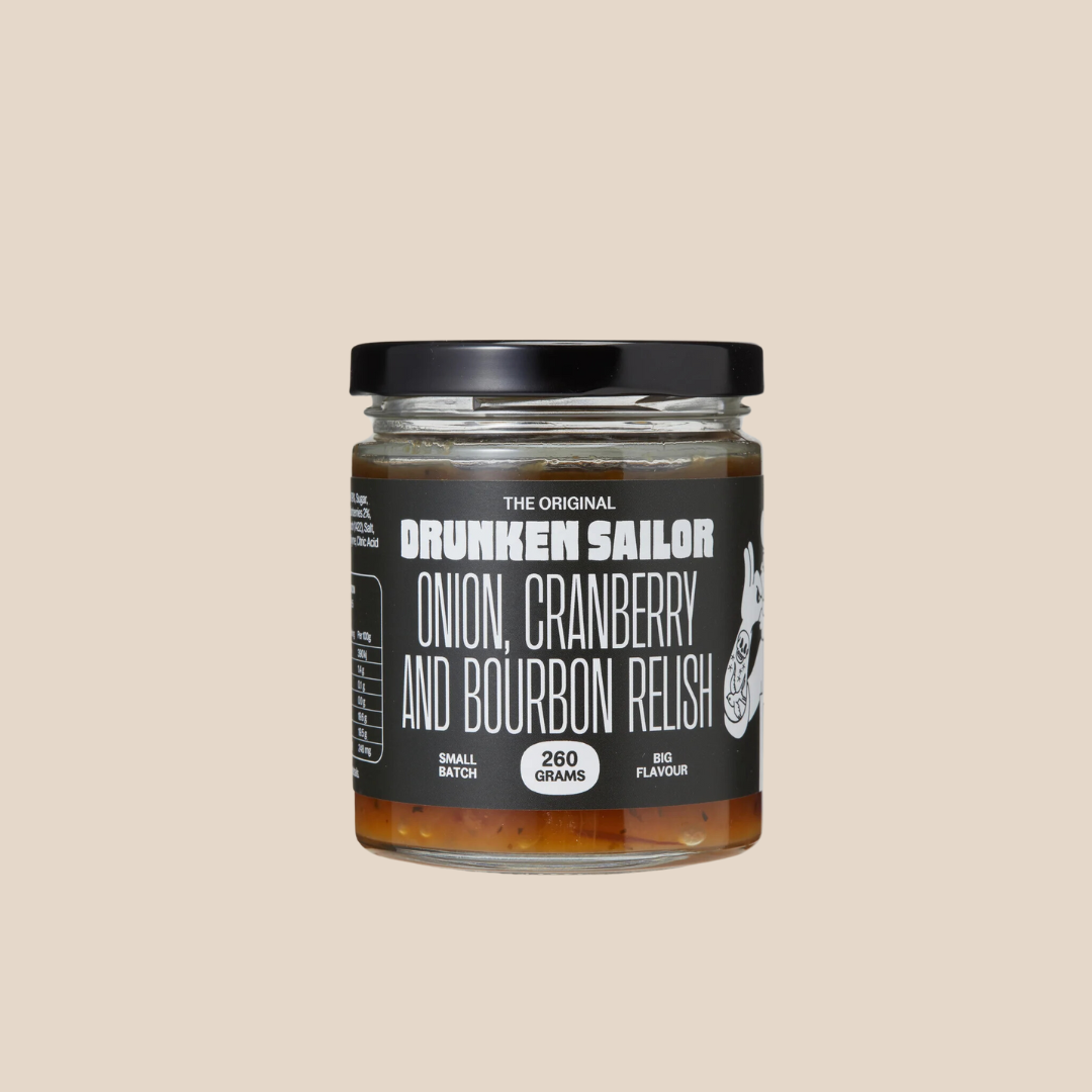 Drunken Sailor Onion, Cranberry & Bourbon Relish - 260g