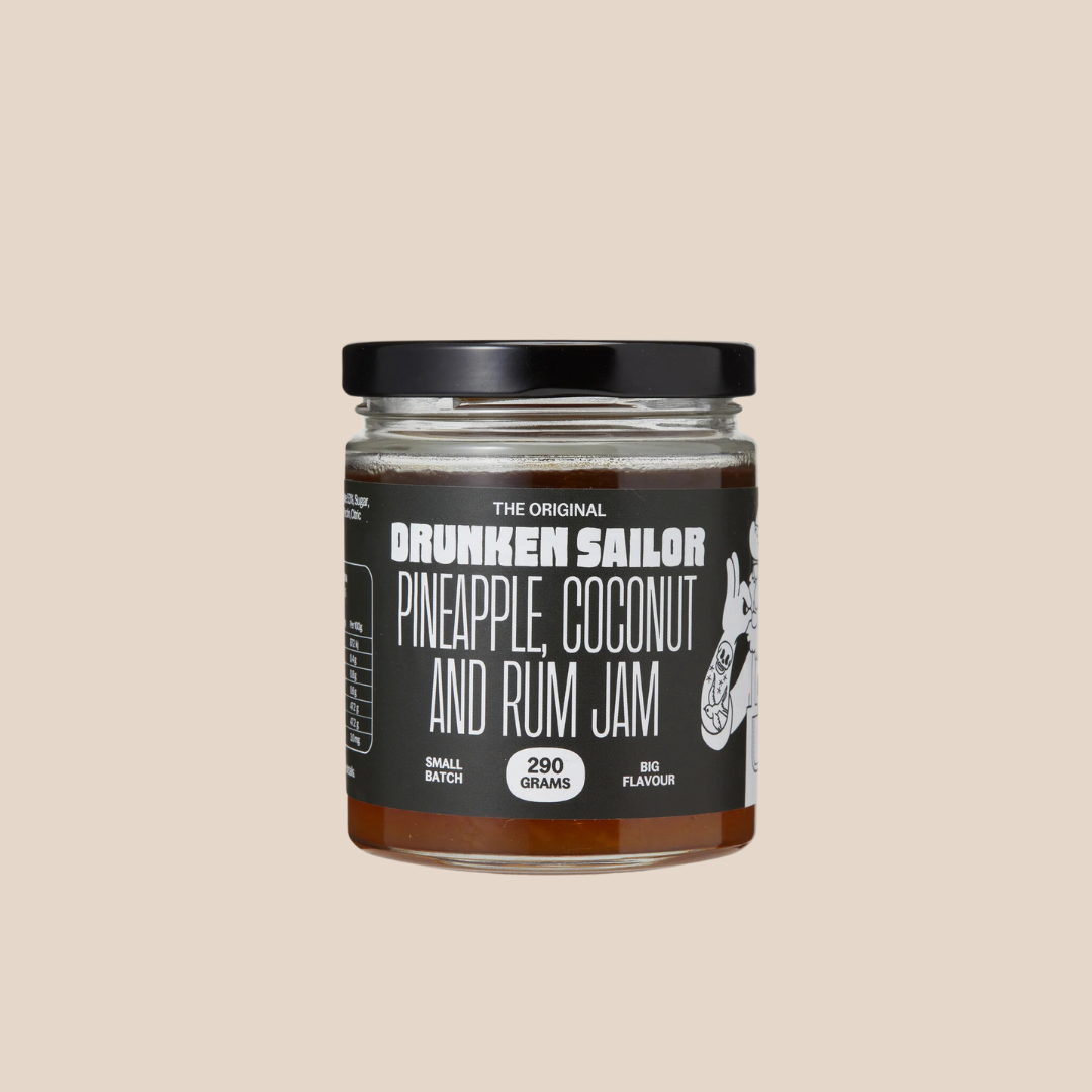 Drunken Sailor Pineapple, Coconut & Rum Jam - 290g