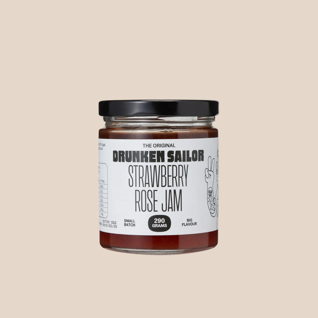 Drunken Sailor Strawberry Rose Jam - 290g